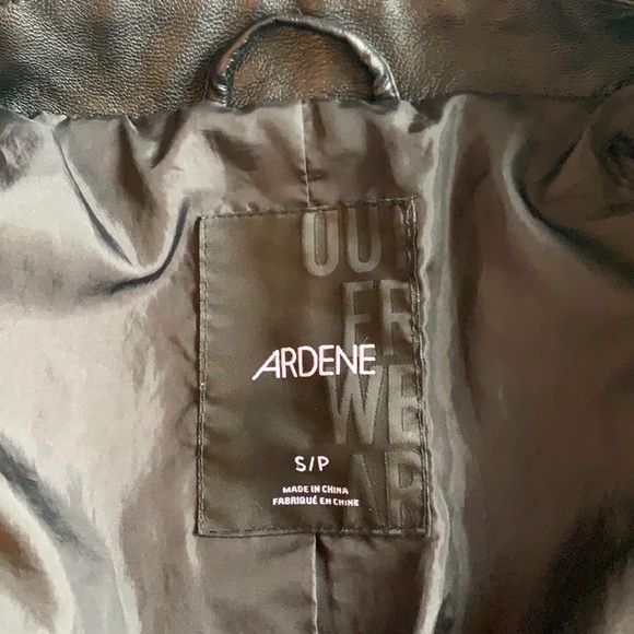 NWOT Faux Leather Jacket - Picture 3 of 4